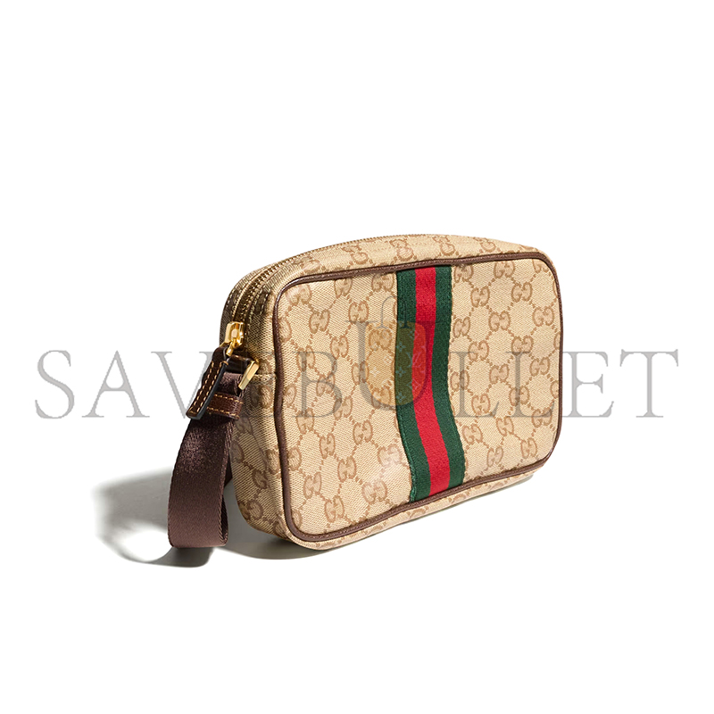 GUCCI GG MINI BAG WITH WEB 876391 (21.5*14*5cm) GUCCI GG MINI BAG WITH WEB 876391 (21.5*14*5cm)